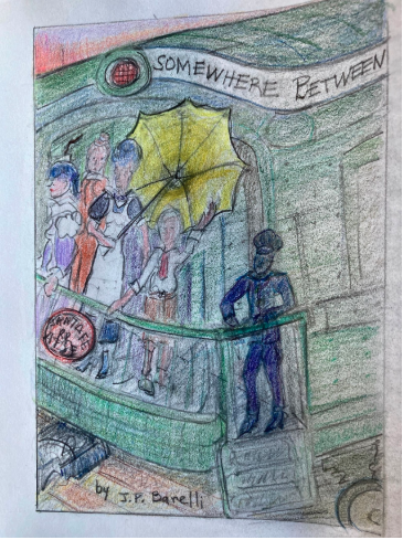 Book cover for Somewhere Between by J.P. Barelli